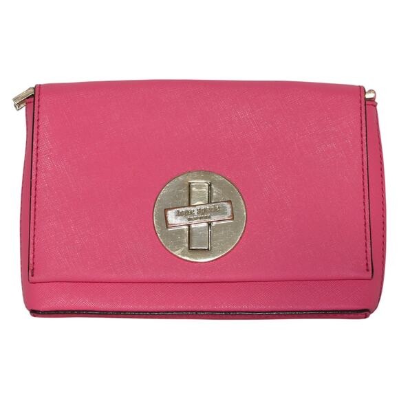 Kate Spade Pink Leather Gold Turn Lock Mini Bag - Picture 5 of 8